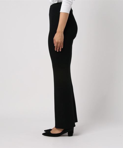 CLANE（クラネ）の「MELANGE KNIT PANTS（その他パンツ・レディース・ブラック/グレー/イエロー・1/2）」の5枚目の写真