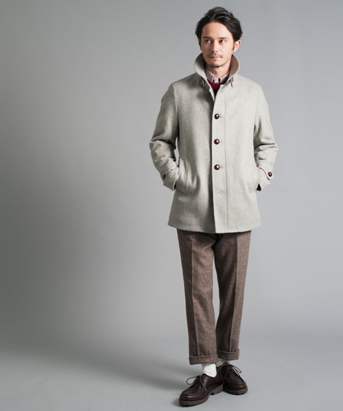 お値下げ＊ほぼ新品green label relaxingメルトンミドル丈コート green label relaxing（グリーンレーベルリラクシング）の