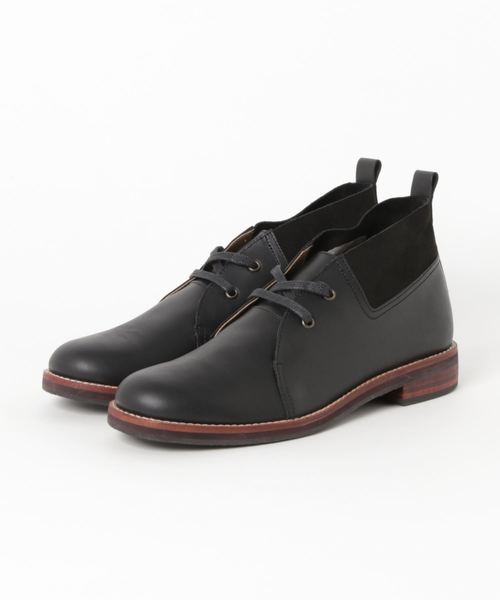 FOOT STYLE(フットスタイル)の「シュートブーツ FS-1127M(ブーツ・メンズ・ブラック/ライトブラウン・40/41/42/43)」の5枚目の写真