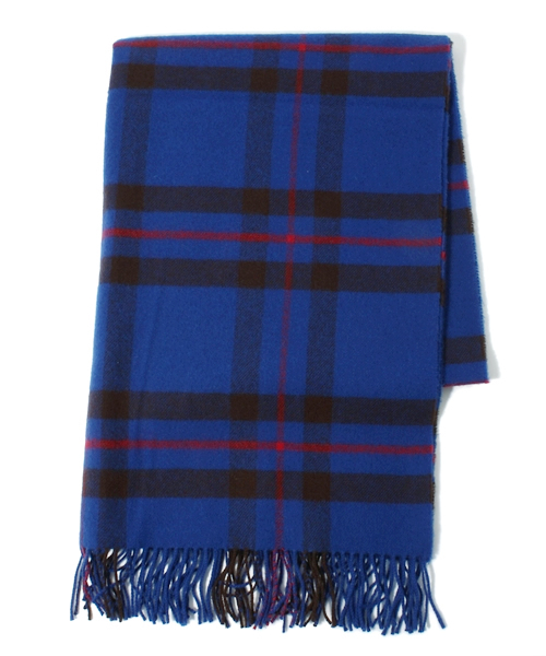 SHIPS for women(シップスフォーウィメン)の「TRADITIONAL WEATHERWEAR:ブランケット マフラー(ストール/ショール・レディース・ブラック/イエロー/ブルー・ONE SIZE)」の2枚目の写真