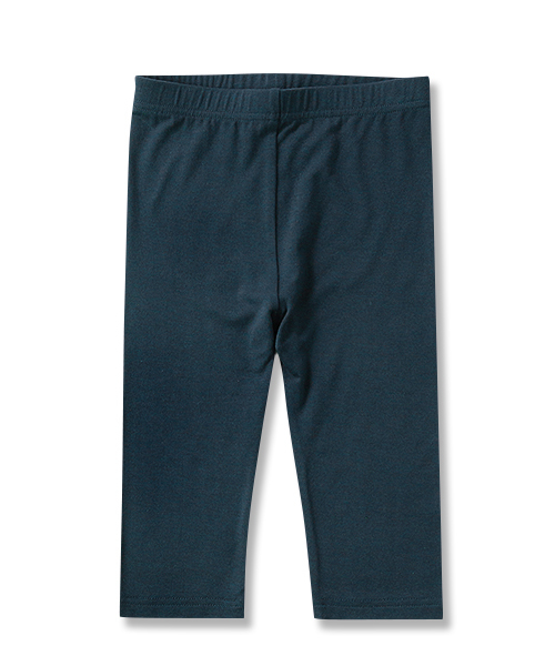 devirock(デビロック)の「天使のレギンス 5分丈スパッツ(レギンス/スパッツ・キッズ・杢グレー/ヘザーチャコール/スモークピンク/ダークネイビー/ホワイト/ブラック/ブラック系その他・100cm/110cm/120cm/130cm/140cm/150cm/80cm/90cm/95cm/160cm)」の1枚目の写真