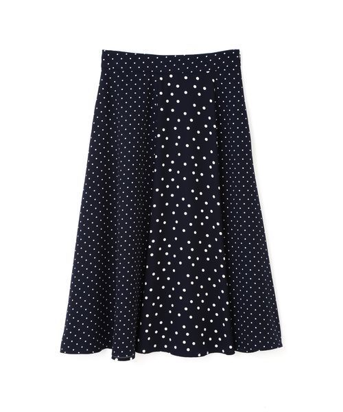 NATURAL BEAUTY BASIC（ナチュラルビューティーベーシック）の「【CanCam 5月号掲載】手洗い可能/ミックスドットプリントスカート（スカート・レディース・ブラウン系その他/ブルー系その他6・SMALL/MEDIUM）」の8枚目の写真