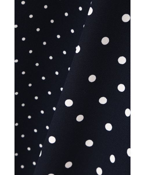 NATURAL BEAUTY BASIC（ナチュラルビューティーベーシック）の「【CanCam 5月号掲載】手洗い可能/ミックスドットプリントスカート（スカート・レディース・ブラウン系その他/ブルー系その他6・SMALL/MEDIUM）」の9枚目の写真