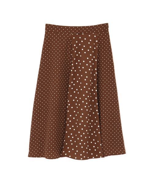 NATURAL BEAUTY BASIC（ナチュラルビューティーベーシック）の「【CanCam 5月号掲載】手洗い可能/ミックスドットプリントスカート（スカート・レディース・ブラウン系その他/ブルー系その他6・SMALL/MEDIUM）」の18枚目の写真