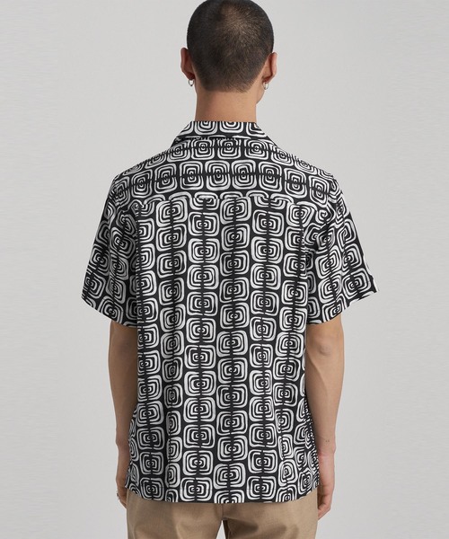 Saturdays NYC(サタデーズ ニューヨークシティ )の「Canty Kuba Cloth Short Sleeve Shirt(シャツ/ブラウス・メンズ・ブラック/ブルー・M/S/X-SMALL/X-LARGE/L)」の9枚目の写真