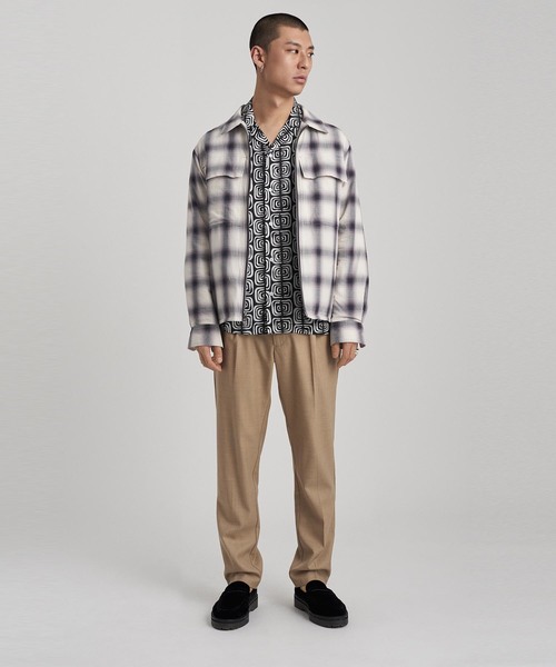 Saturdays NYC(サタデーズ ニューヨークシティ )の「Canty Kuba Cloth Short Sleeve Shirt(シャツ/ブラウス・メンズ・ブラック/ブルー・M/S/X-SMALL/X-LARGE/L)」の6枚目の写真