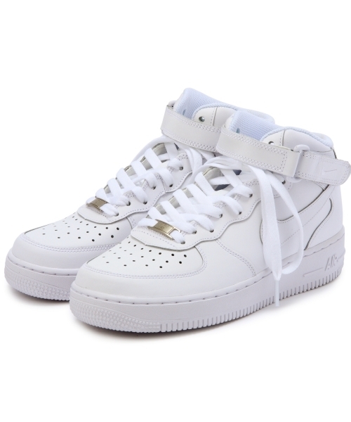 Another Edition(アナザーエディション)の「NIKE AIR FORCE 1MID GSж(スニーカー・レディース・ブラック/ホワイト・25cm/24cm/23cm)」の2枚目の写真
