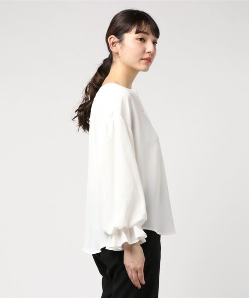 rps（アールピーエス）の「前開きバルーン袖ブラウス（シャツ/ブラウス