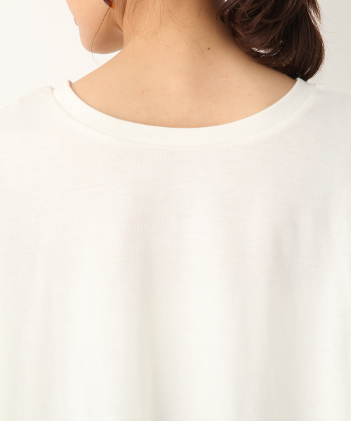 GLOBAL WORK（グローバルワーク）の「2WAYウエストデザインTEE/835072（Tシャツ/カットソー・レディース・ホワイト/イエロー/フューシャピンク/ブラック・FREE）」の13枚目の写真