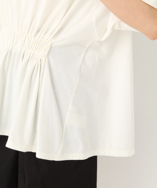 GLOBAL WORK（グローバルワーク）の「2WAYウエストデザインTEE/835072（Tシャツ/カットソー・レディース・ホワイト/イエロー/フューシャピンク/ブラック・FREE）」の16枚目の写真