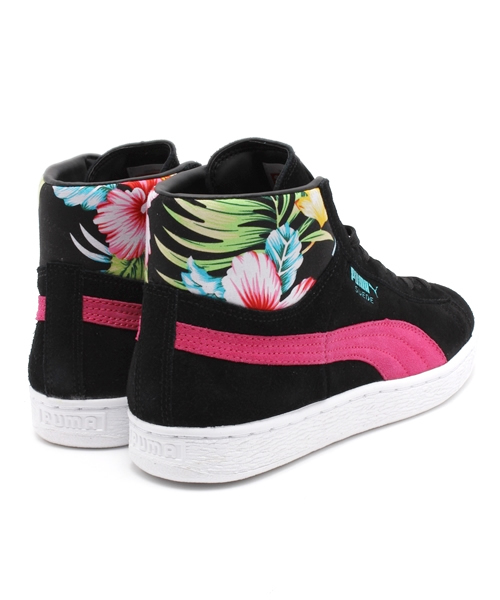 PUMA（プーマ）の「スウェードミッドクラシック＋トロピカリア (UNISEX) - Sport Classics - SUEDE（スニーカー・メンズ・ブラック/グレー・23cm/27.5cm/28cm/24.5cm/27cm/29cm/28.5cm/22.5cm/31cm/23.5cm/26.5cm/30cm/24cm/25.5cm/25cm/26cm）」の12枚目の写真