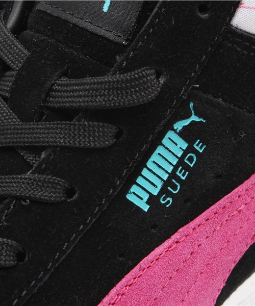 PUMA（プーマ）の「スウェードミッドクラシック＋トロピカリア (UNISEX) - Sport Classics - SUEDE（スニーカー・メンズ・ブラック/グレー・23cm/27.5cm/28cm/24.5cm/27cm/29cm/28.5cm/22.5cm/31cm/23.5cm/26.5cm/30cm/24cm/25.5cm/25cm/26cm）」の5枚目の写真