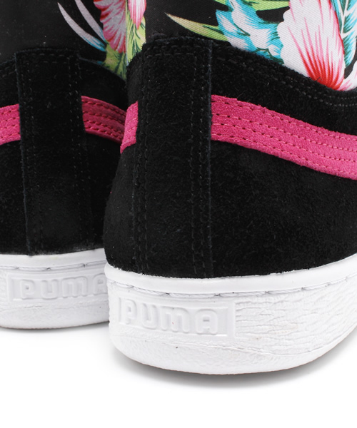 PUMA（プーマ）の「スウェードミッドクラシック＋トロピカリア (UNISEX) - Sport Classics - SUEDE（スニーカー・メンズ・ブラック/グレー・23cm/27.5cm/28cm/24.5cm/27cm/29cm/28.5cm/22.5cm/31cm/23.5cm/26.5cm/30cm/24cm/25.5cm/25cm/26cm）」の7枚目の写真