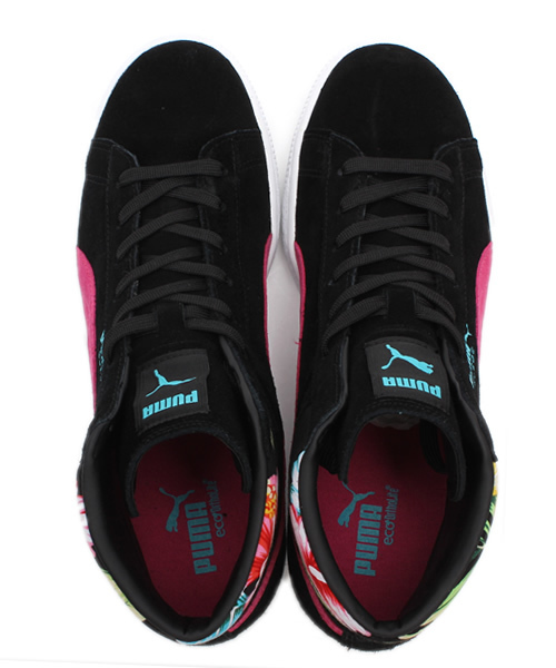 PUMA（プーマ）の「スウェードミッドクラシック＋トロピカリア (UNISEX) - Sport Classics - SUEDE（スニーカー・メンズ・ブラック/グレー・23cm/27.5cm/28cm/24.5cm/27cm/29cm/28.5cm/22.5cm/31cm/23.5cm/26.5cm/30cm/24cm/25.5cm/25cm/26cm）」の8枚目の写真