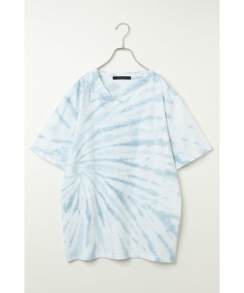 VENCEEXCHANGE(ヴァンスエクスチェンジ)の「デニム*タイダイビッグTシャツ(Tシャツ/カットソー・レディース・ライトブルー/ブルー・FREE)」の2枚目の写真