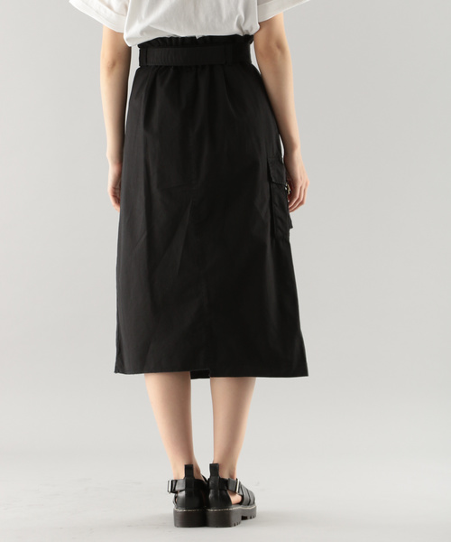 PAGEBOY（ページボーイ）の「ミリタリーナロースカート（スカート・レディース・オフホワイト/ブラック/カーキ・SMALL/MEDIUM）」の10枚目の写真