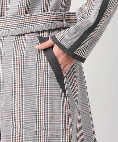 JOINT WORKS（ジョイントワークス）の「リバーシブルステンカラーコート（ステンカラーコート・レディース・ベージュ/グレー・FREE）」の7枚目の写真