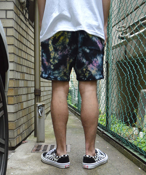 ROOPTOKYO(ループトウキョウ)の「CAL O LINE/キャルオーライン TIE-DYE SWEAT SHORTS(その他パンツ・メンズ・ブラック/パープル・M/L)」の3枚目の写真