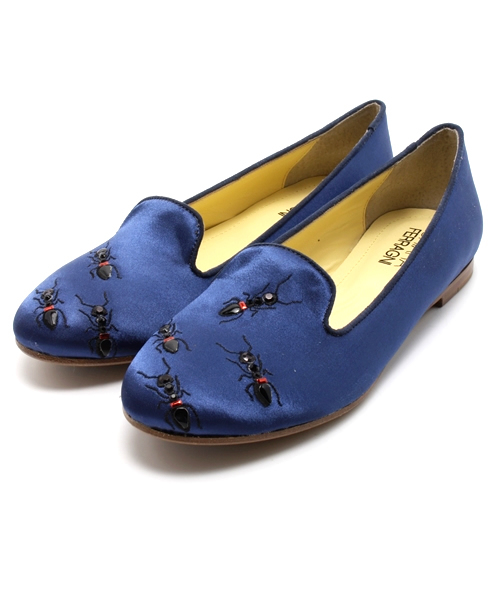 Ray BEAMS(レイビームス)の「CHIARA FERRAGNI / サテン Bug スリッポン(その他シューズ・レディース・ネイビー・37/39/36/38/35)」の5枚目の写真
