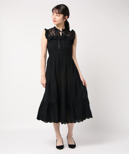 axes femme（アクシーズファム）の「コットンレースティアード