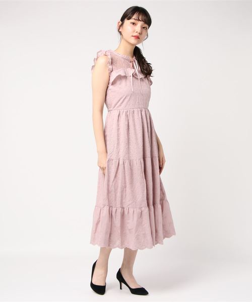 axes femme（アクシーズファム）の「コットンレースティアード