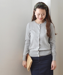 SHIPS for women | コットン クルーネック カーディガン(カーディガン/ボレロ)