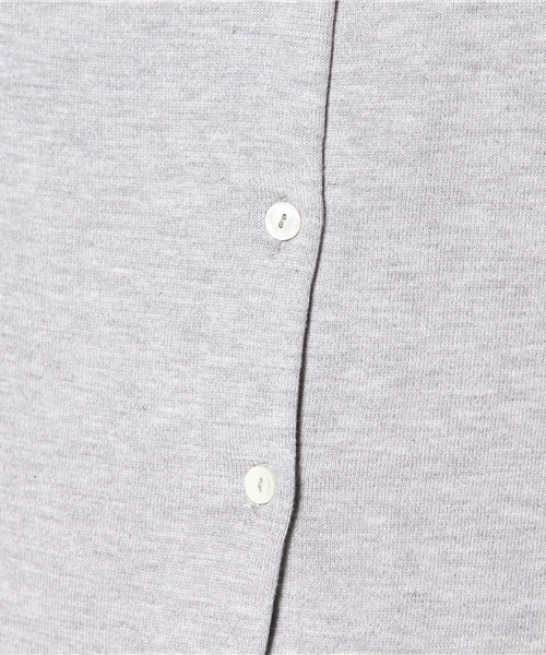 SHIPS for women（シップスフォーウィメン）の「コットン クルーネック カーディガン（カーディガン/ボレロ・レディース・ブルー/ホワイト/グレー/ベージュ/ピンク系その他/イエロー/グリーン・38/36）」の8枚目の写真