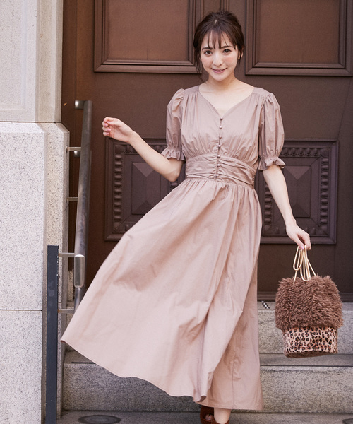 MIIA（ミーア）の「パフスリーブマキシワンピース（ワンピース）」 - WEAR