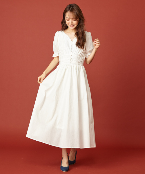 MIIA（ミーア）の「パフスリーブマキシワンピース（ワンピース）」 - WEAR