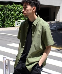 EDIFICE | コットン / シルク ブロード ワイドレギュラー ショートスリーブ シャツ(シャツ/ブラウス)