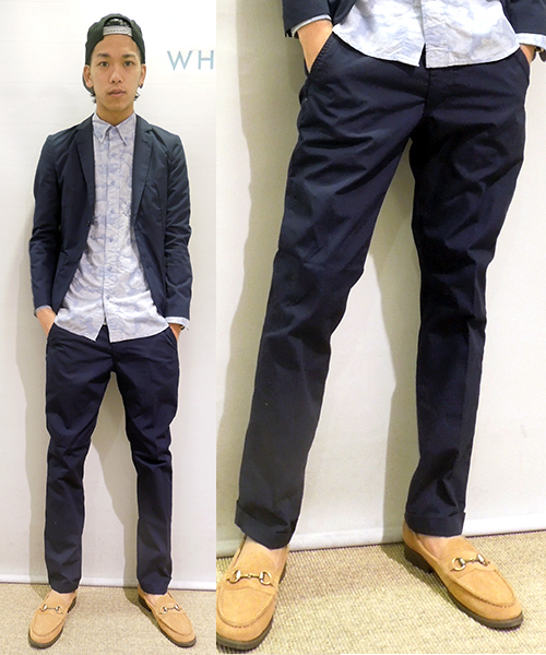 WHO'S WHO gallery（フーズフーギャラリー）の「ポプリントラウザーパンツ（スラックス・メンズ・レッド/ブラック/ベージュ/ネイビー・MEDIUM/LARGE）」の4枚目の写真