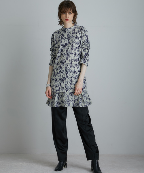 toga pulla Marble print dress