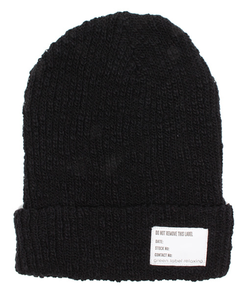 green label relaxing(グリーンレーベルリラクシング)の「CTN SLUB AZE ビーニー ◆(ニットキャップ/ビーニー・メンズ・ブラック/グレー/ワインレッド/ケリー/ロイヤルブルー/ネイビー/ホワイト・フリー)」の11枚目の写真