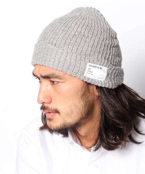 green label relaxing(グリーンレーベルリラクシング)の「CTN SLUB AZE ビーニー ◆(ニットキャップ/ビーニー・メンズ・ブラック/グレー/ワインレッド/ケリー/ロイヤルブルー/ネイビー/ホワイト・フリー)」の13枚目の写真