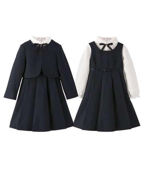Catherine Cottage(キャサリンコテージ)の「ボレロ&ウエストリボンジャンスカ アンサンブル(スーツセット・キッズ・ネイビー・110/120/130/140/150/160)」の15枚目の写真