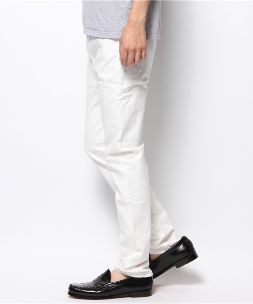 NANO universe（ナノユニバース）の「ストレッチホワイトデニム（デニムパンツ・メンズ・ホワイト・44/46/48）」の4枚目の写真