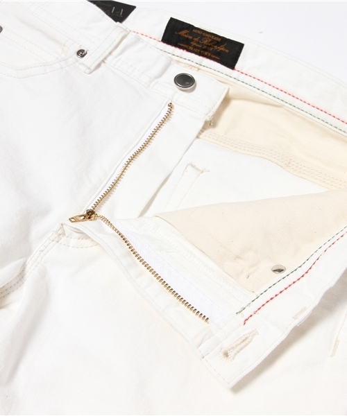 NANO universe（ナノユニバース）の「ストレッチホワイトデニム（デニムパンツ・メンズ・ホワイト・44/46/48）」の2枚目の写真