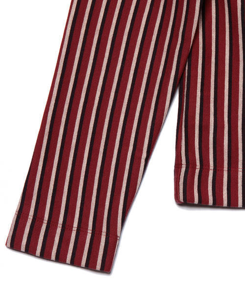 Ray BEAMS（レイビームス）の「Ray BEAMS / ストライプ ジャカード ボートネック（Tシャツ/カットソー・レディース・ワイン/ネイビー・ONE SIZE）」の19枚目の写真