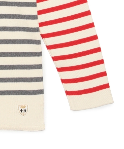 BEAMS LIGHTS Men's（ビームスライツ メンズ）の「Fileuse d'Arvor×BEAMS LIGHTS / 別注 クレイジーボーダーバスクシャツ（ニット/セーター・メンズ・その他1/その他2/その他3/その他4・MEDIUM/SMALL/LARGE/X-SMALL）」の15枚目の写真