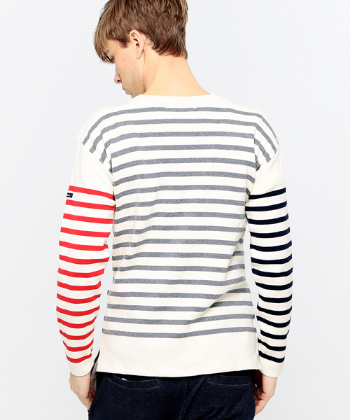 BEAMS LIGHTS Men's（ビームスライツ メンズ）の「Fileuse d'Arvor×BEAMS LIGHTS / 別注 クレイジーボーダーバスクシャツ（ニット/セーター・メンズ・その他1/その他2/その他3/その他4・MEDIUM/SMALL/LARGE/X-SMALL）」の20枚目の写真