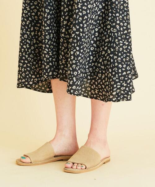 BEAUTY&YOUTH UNITED ARROWS（ビューティーアンドユースユナイテッドアローズ）の「BY∴ レオパードプリントフレアスカート о（スカート・レディース・オフホワイト/ブラック・L/M/S）」の5枚目の写真