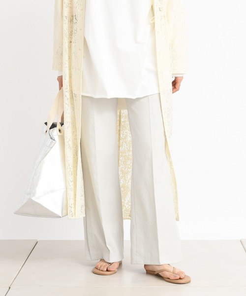 DouDou(ドゥドゥ)の「スタンドカラーレースワンピース(ワンピース・レディース・アイボリー/ミント・FREE)」の15枚目の写真