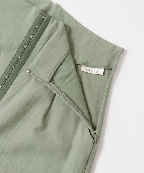 LAATO(ラート)の「HOOK CULOTTES(その他パンツ・レディース・グリーン/キャメル・38/36)」の9枚目の写真