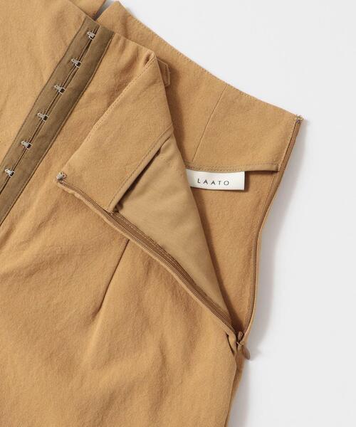 LAATO(ラート)の「HOOK CULOTTES(その他パンツ・レディース・グリーン/キャメル・38/36)」の14枚目の写真