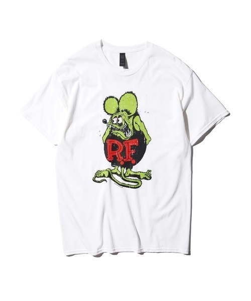 RAT FINK（ラットフィンク）の「【THRIFTY LOOK / スリフティールック】"RAT FINK（ラットフィンク） "PRINT TEE ビンテージ/ユーズドライクTシャツ（Tシャツ/カットソー・メンズ・ブルー/ブラック系その他/ブラック/サックスブルー/スミクロ/ブラック系その他2/ホワイト/レッド/ブラック系その他3/その他1/ホワイト系1/その他2・MEDIUM/LARGE/X-LARGE）」の3枚目の写真