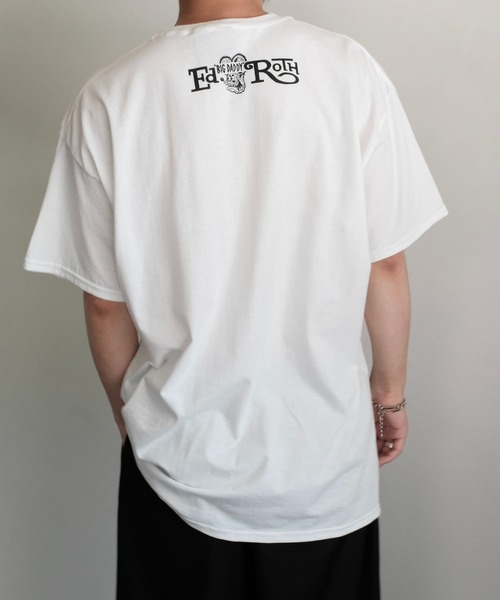 RAT FINK（ラットフィンク）の「【THRIFTY LOOK / スリフティールック】"RAT FINK（ラットフィンク） "PRINT TEE ビンテージ/ユーズドライクTシャツ（Tシャツ/カットソー・メンズ・ブルー/ブラック系その他/ブラック/サックスブルー/スミクロ/ブラック系その他2/ホワイト/レッド/ブラック系その他3/その他1/ホワイト系1/その他2・MEDIUM/LARGE/X-LARGE）」の15枚目の写真