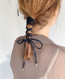 CLEA | スエード 2連 リボン(その他ヘアアクセサリー)