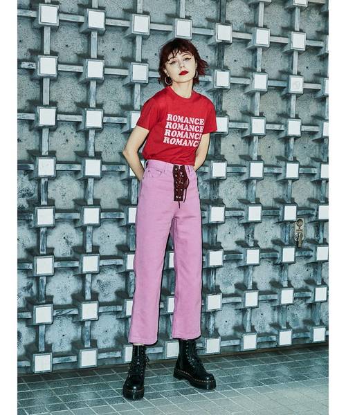 jouetie(ジュエティ)の「レースアップデニム(デニムパンツ・レディース・オフホワイト/ピンク/ブルー・SMALL/MEDIUM)」の16枚目の写真