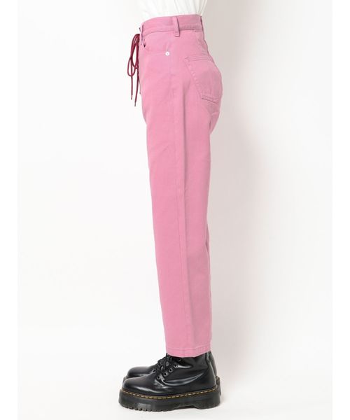 jouetie(ジュエティ)の「レースアップデニム(デニムパンツ・レディース・オフホワイト/ピンク/ブルー・SMALL/MEDIUM)」の7枚目の写真