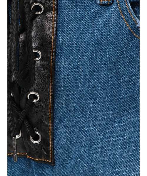 jouetie(ジュエティ)の「レースアップデニム(デニムパンツ・レディース・オフホワイト/ピンク/ブルー・SMALL/MEDIUM)」の18枚目の写真